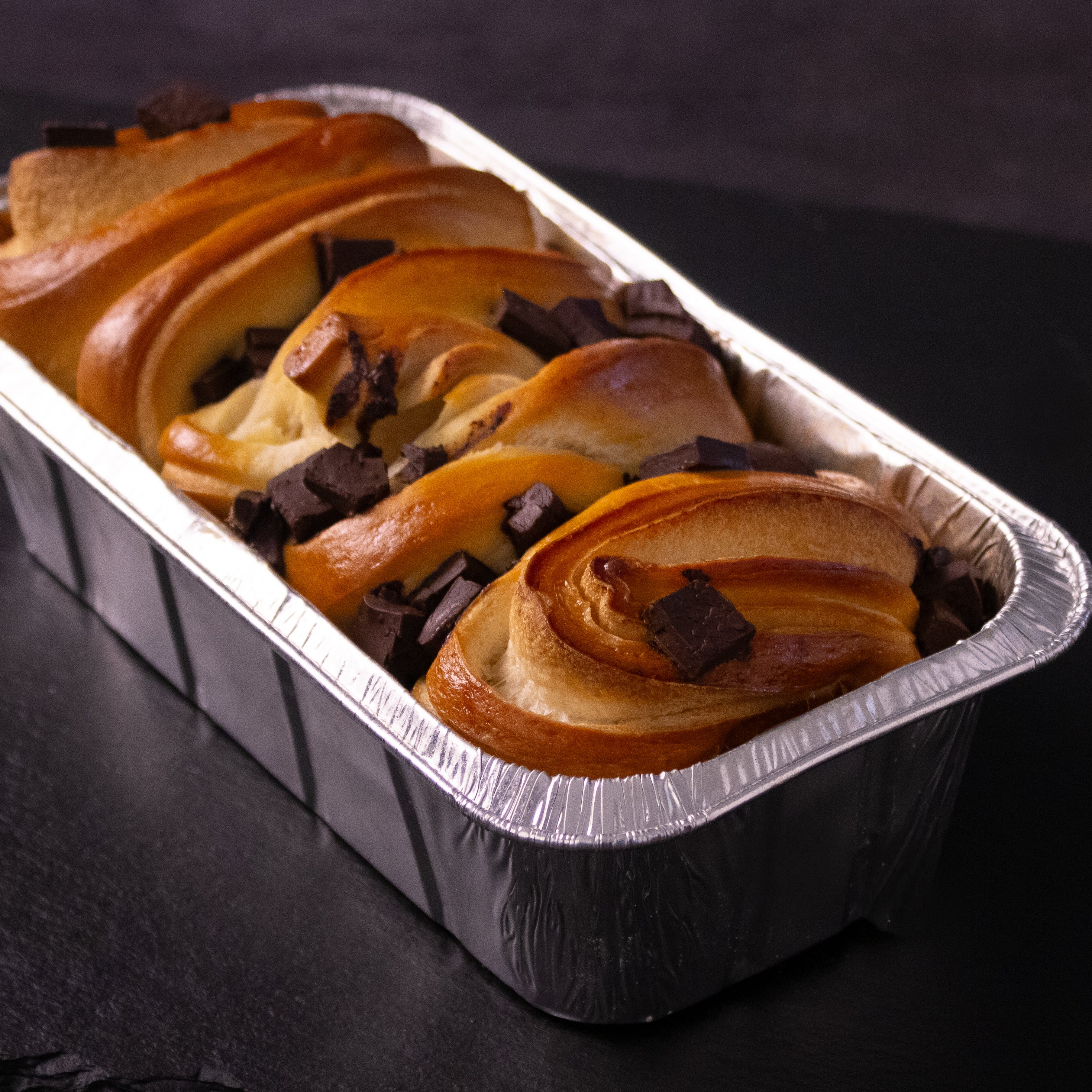 Chocolate Croissant Bread - Laminated Brioche